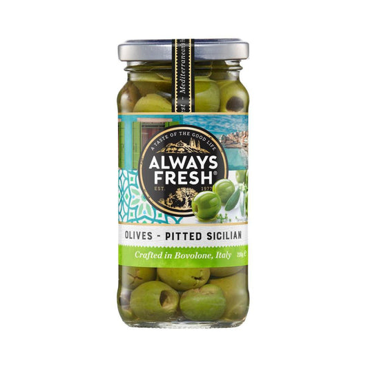 Always Fresh Olives Sicilian Pitted - 230g