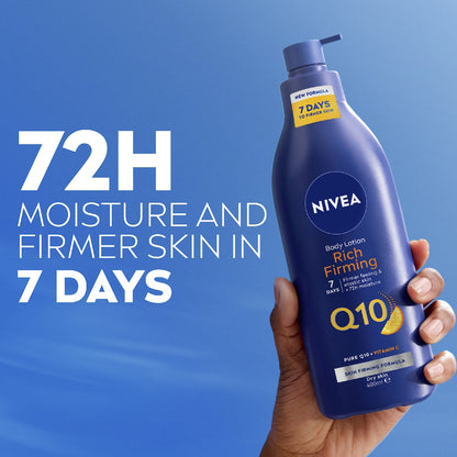 Nivea Q10 Rich Firming Body Lotion With Vitamin C & 72hr Moisture 400ml