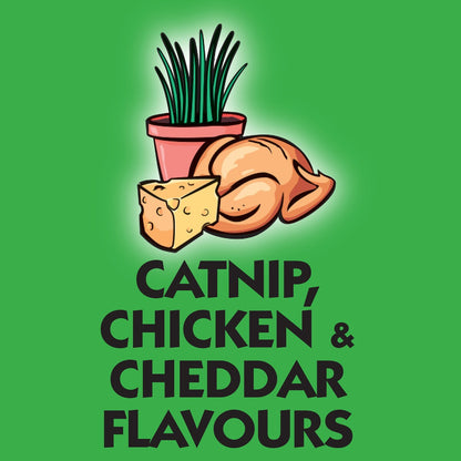 Temptations Mix Ups Cat Nip, Chicken & Cheddar Cat Treats 85g