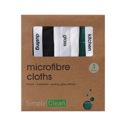 Simply ean Labelled Microfibre oths - 3 pack