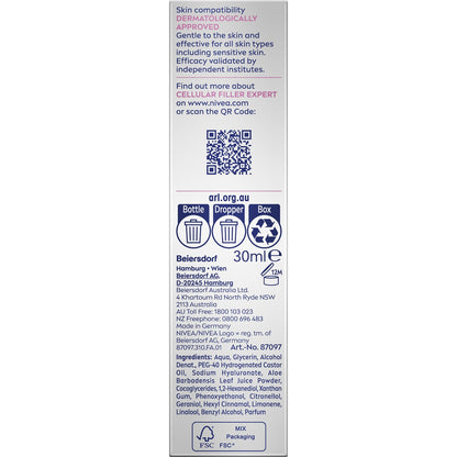 Nivea Cellular Filler Hylauronic Serum 30ml