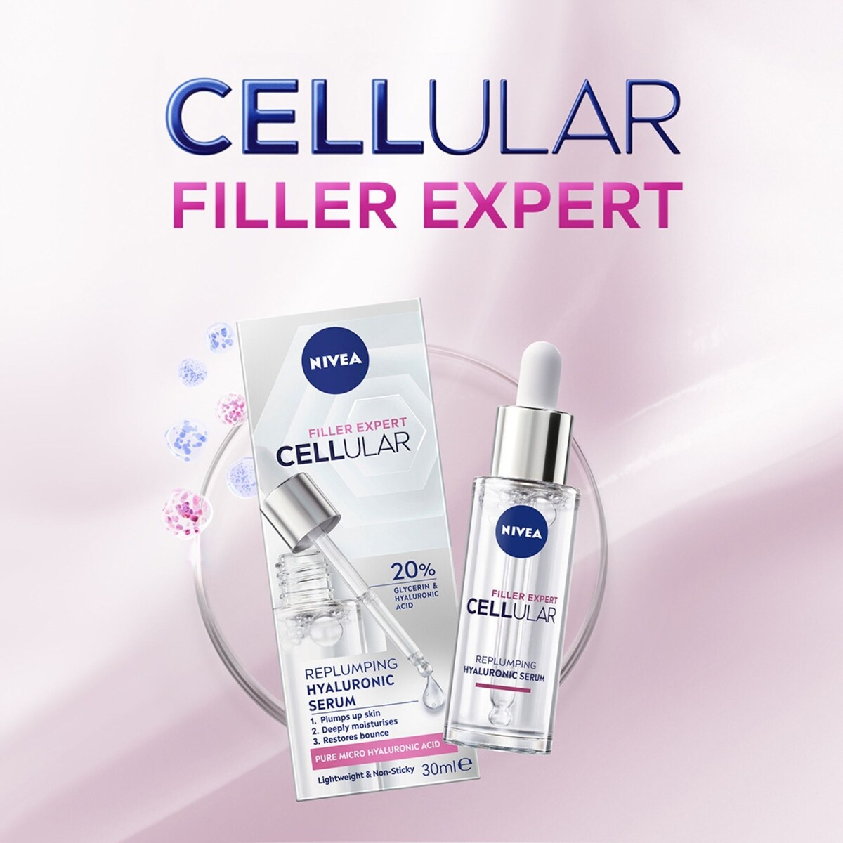 Nivea Cellular Filler Hylauronic Serum 30ml