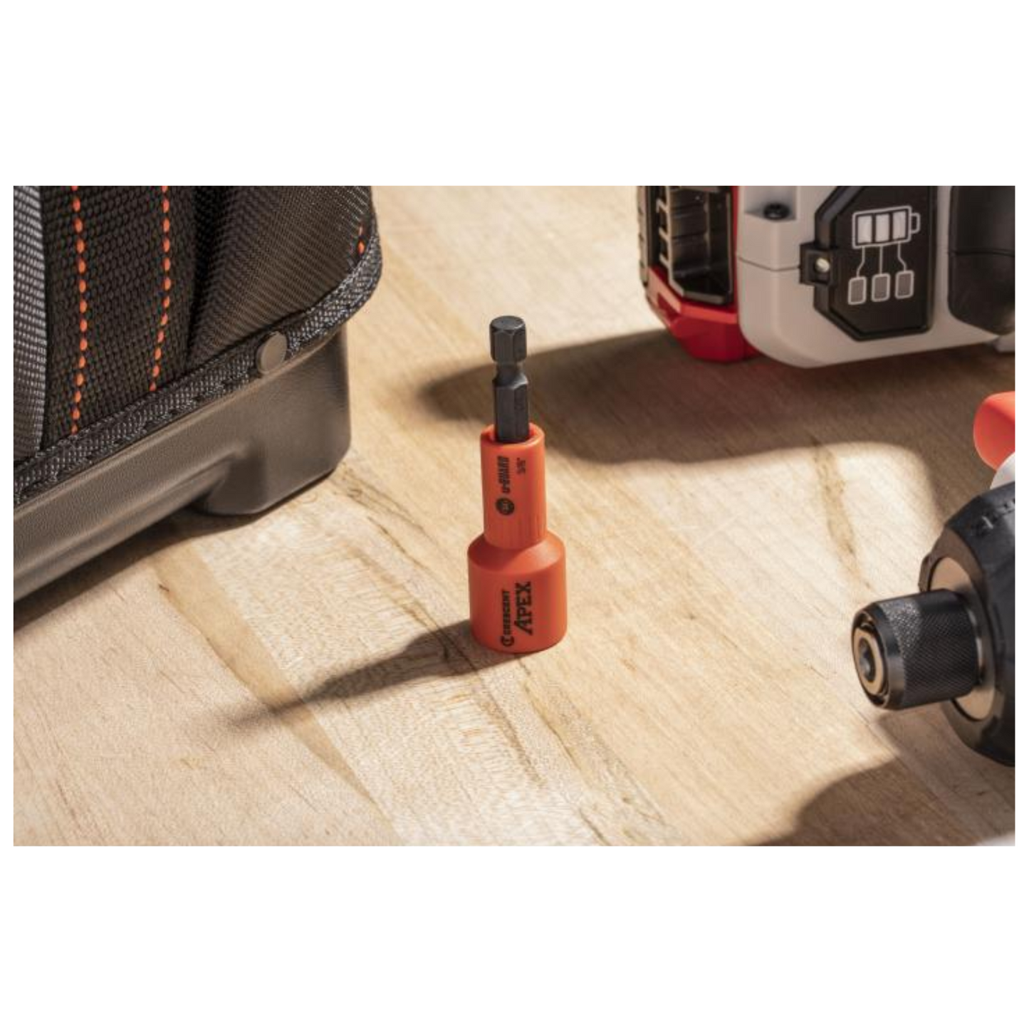 Crescent Apex U Guard Covered Magnetic Nutsetter - 3/8"