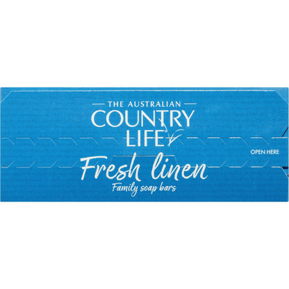 Country Life Soap Bar Fresh Linen 5 pack