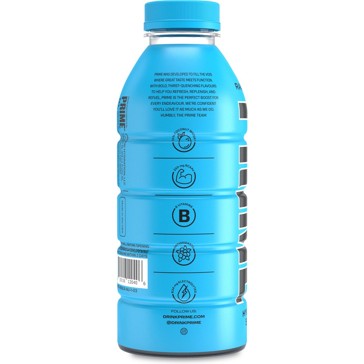 Prime Hydration Blue Raspberry 500ml