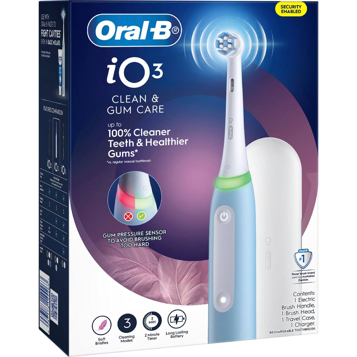 Oral-b Io3 Electric Toothbrush Set Ice Blue Each