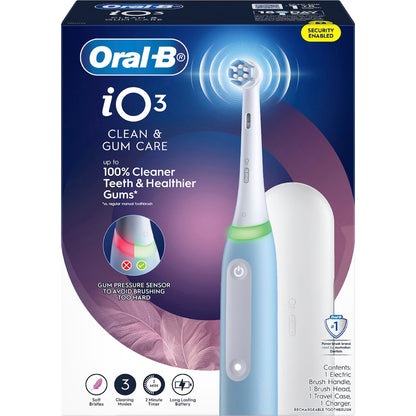 Oral-b Io3 Electric Toothbrush Set Ice Blue Each