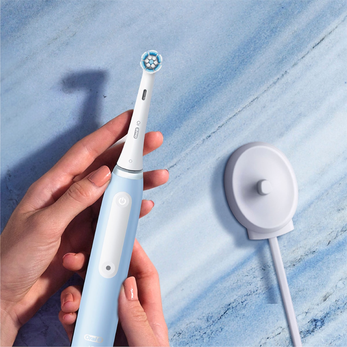 Oral-b Io3 Electric Toothbrush Set Ice Blue Each