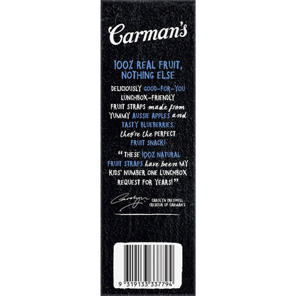 Carman's Apple & Blueberry Fruit Straps 5 pack