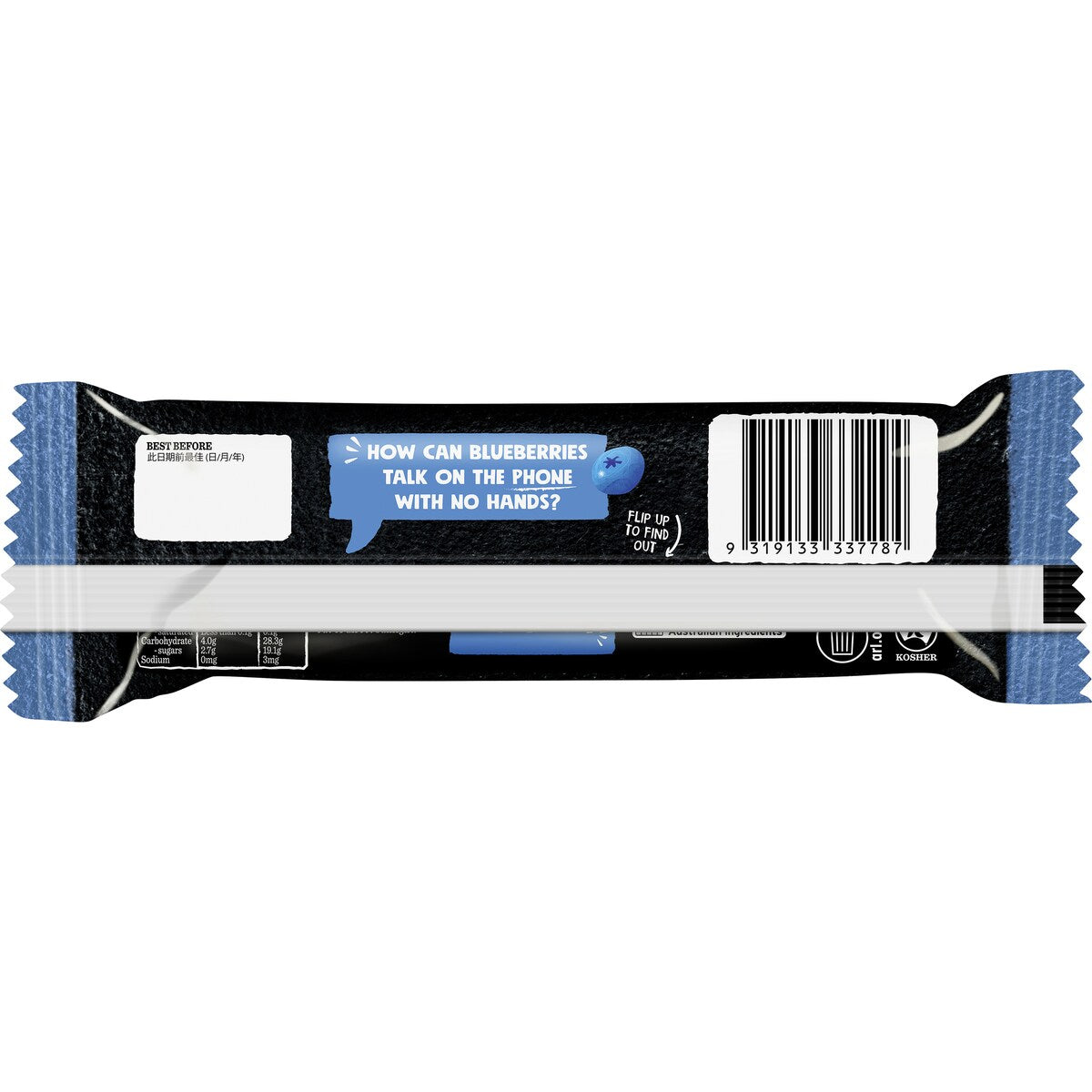 Carman's Apple & Blueberry Fruit Straps 5 pack