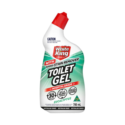 White King Powerclean Toilet Bleach Gel Eucalyptus - 700mL