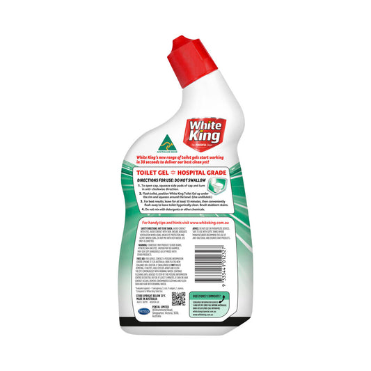 White King Powerean Toilet Bleach Gel Eucalyptus - 700mL