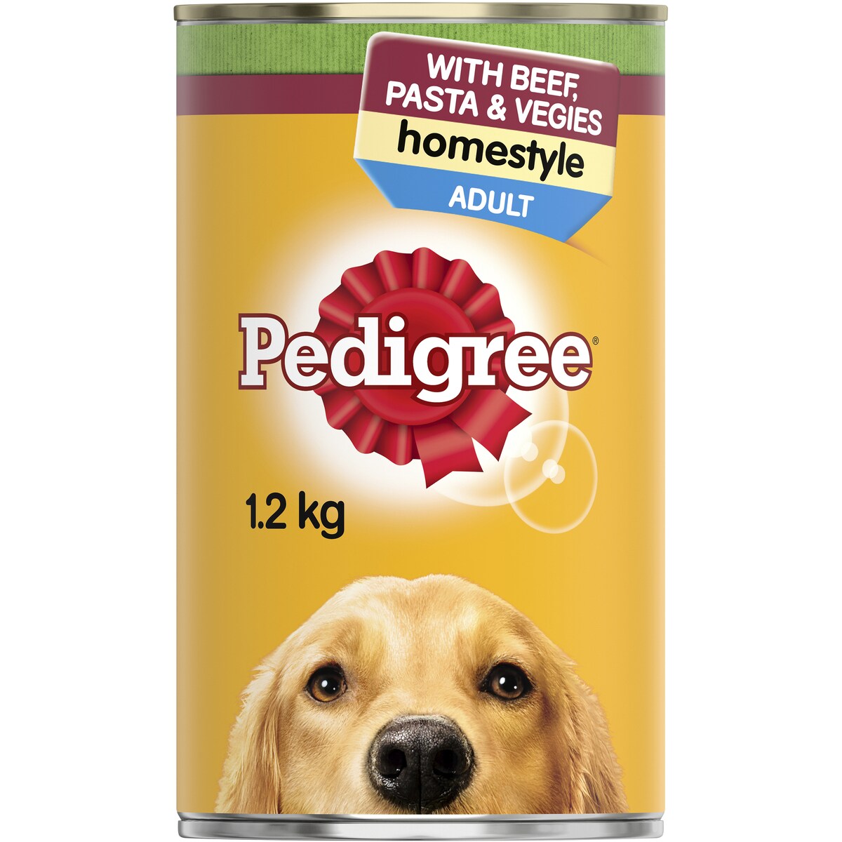 Pedigree Homestyle With Beef Pasta & Veggies Wet Dog Food Can 1.2kg