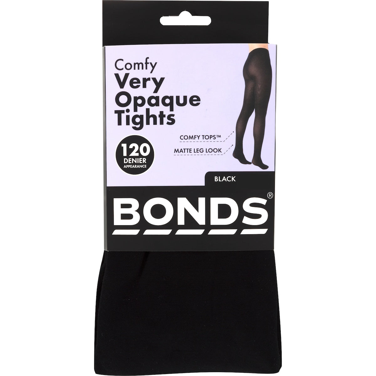 Bonds Comfy Very Opaque Tights 120d Lg/xl Each