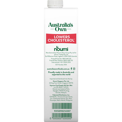 Australias Own Lower Cholesterol Milk 1l