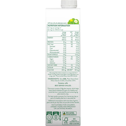 Australias Own Lower Cholesterol Milk 1l
