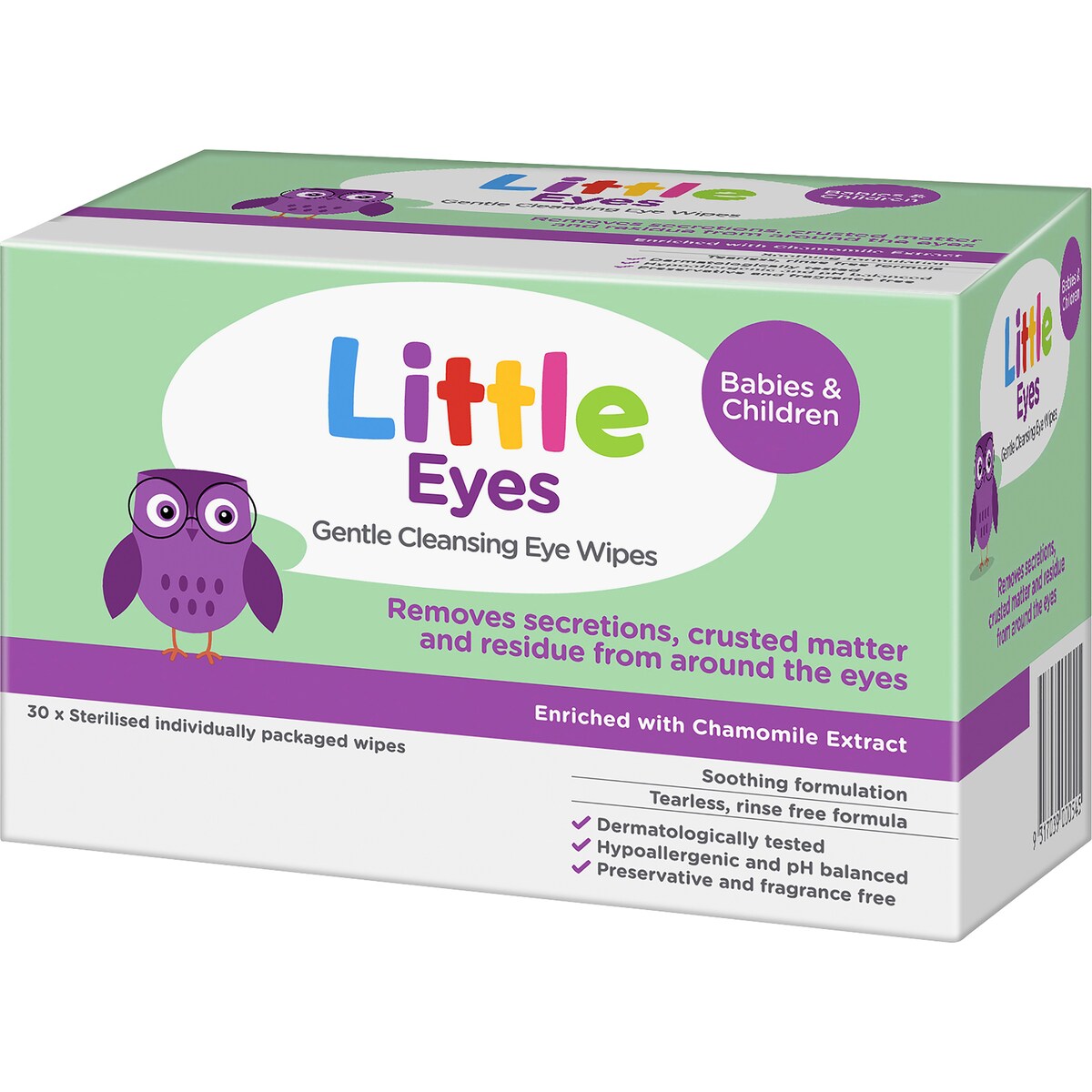 Little Eyes Gentle Cleansing Wipes - 30 Pack