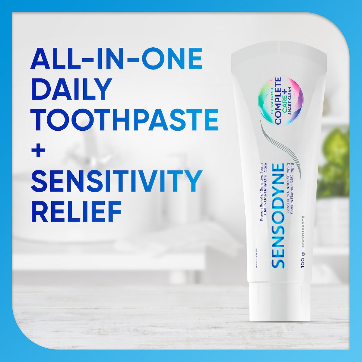 Sensodyne Complete Care Extra Fresh Sensitive Toothpaste 100g