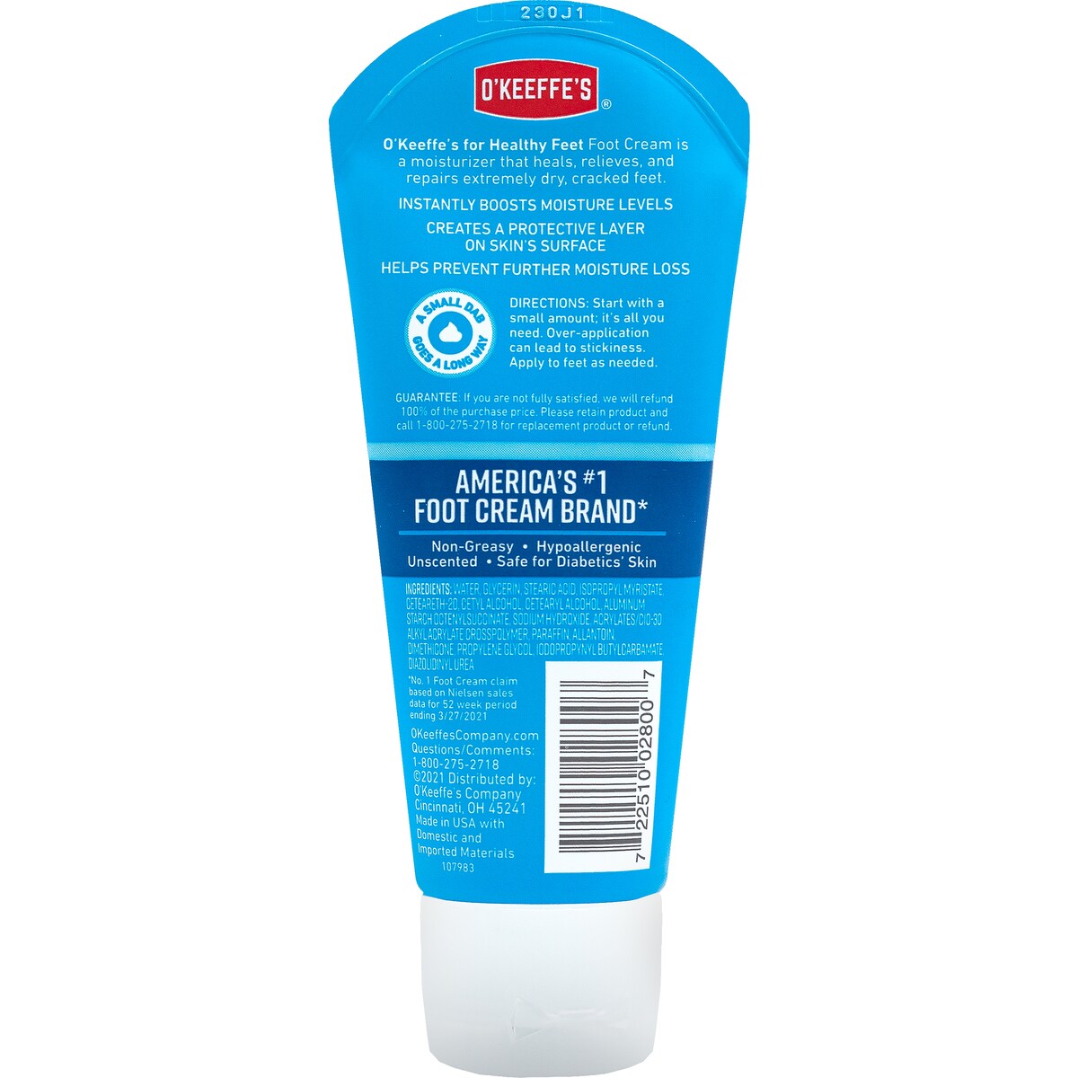 O'keeffe's Healthy Feet Foot Cream 85g