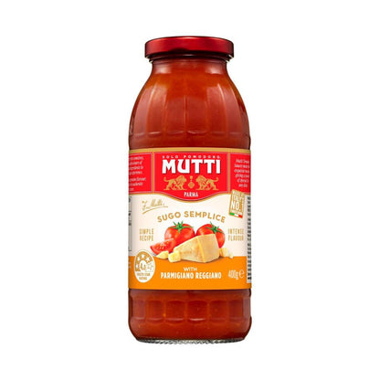 Mutti Sugo Pasta Sauce Parmgiano Reg - 400g