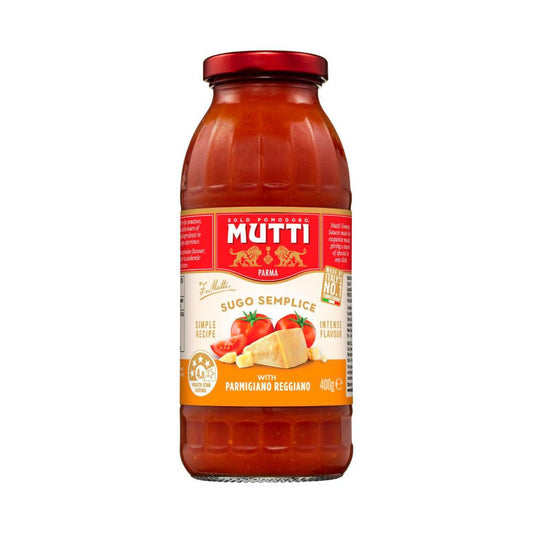 Mutti Sugo Pasta Sauce Parmgiano Reg - 400g