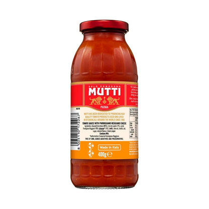 Mutti Sugo Pasta Sauce Parmgiano Reg - 400g