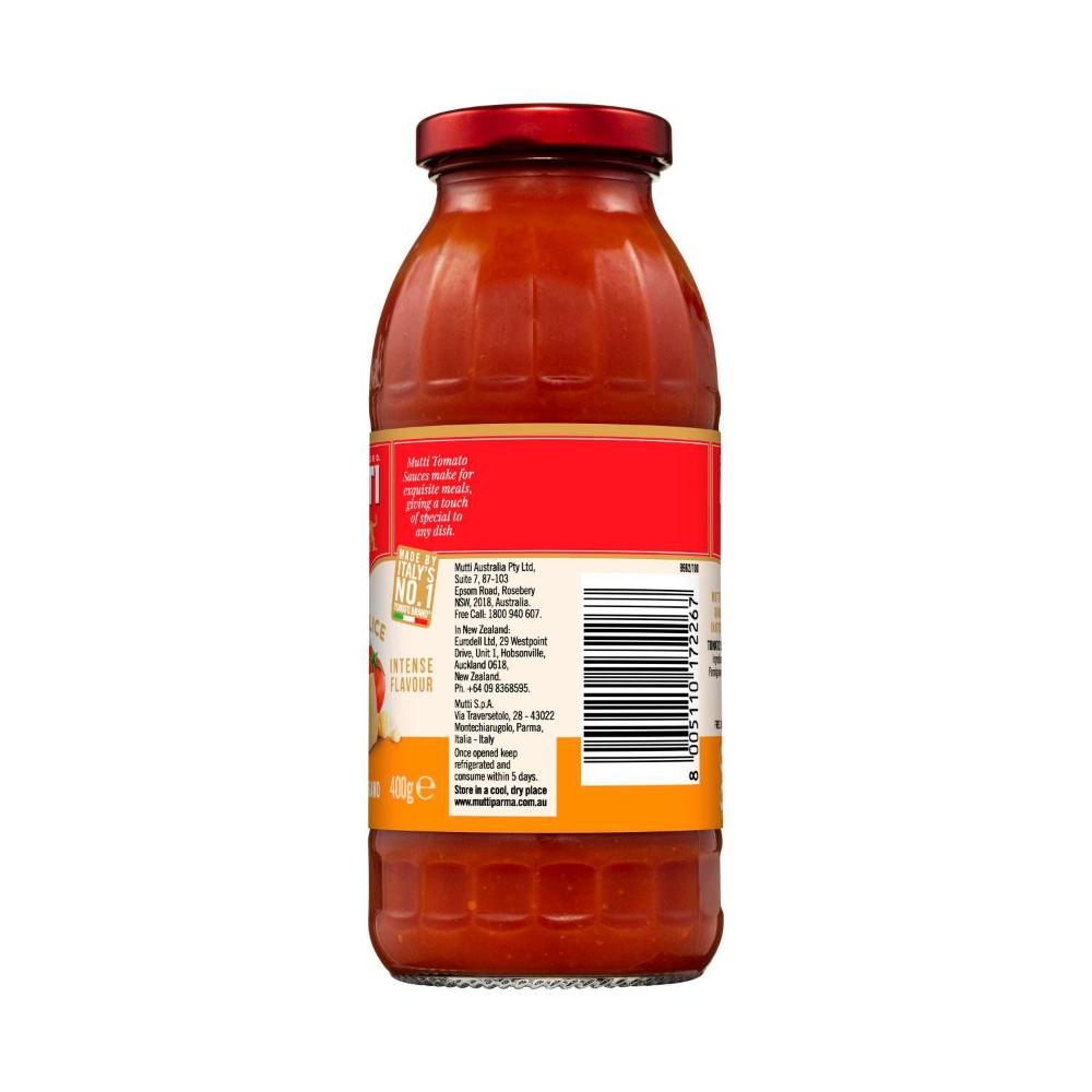 Mutti Sugo Pasta Sauce Parmgiano Reg - 400g