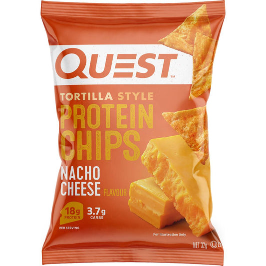 Quest Tortilla Style Protein Chips Nacho Cheese Flavour 32g