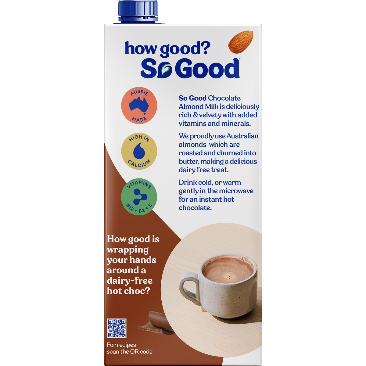 So Good Chocolate Almond Milk 1l