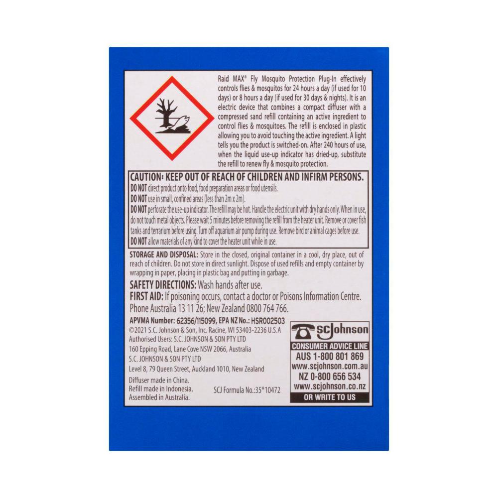 Raid Day & Night Plug In Primary - 1 each