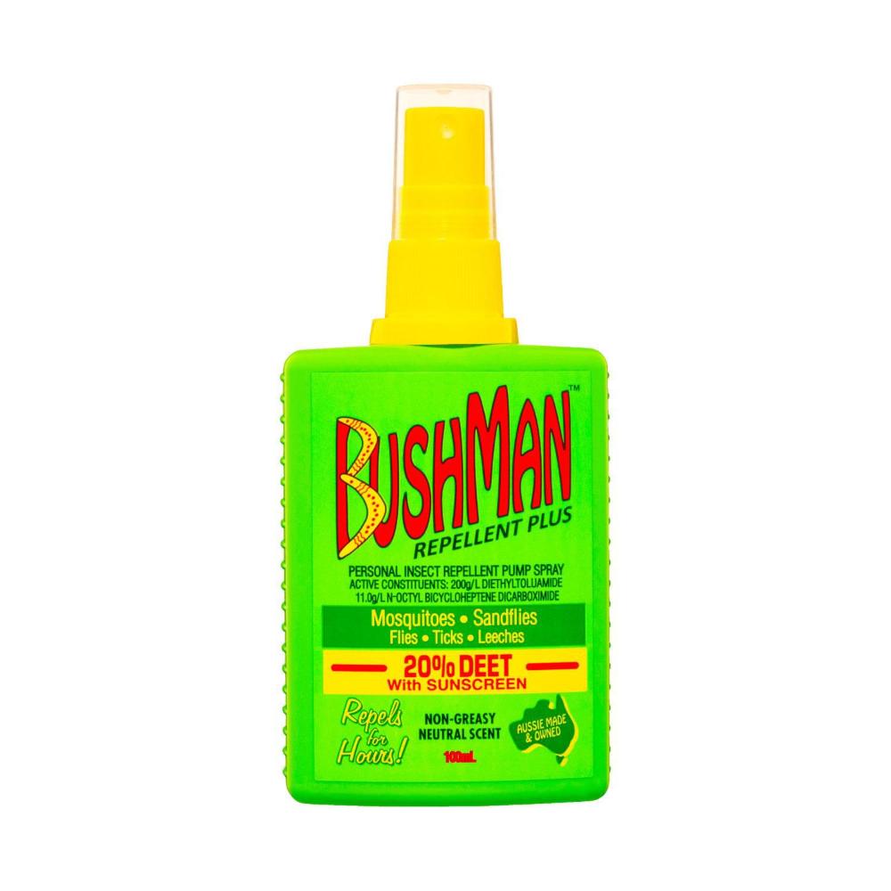 Bushman Plus 20% Deet With Sunscreen Pump - 100mL