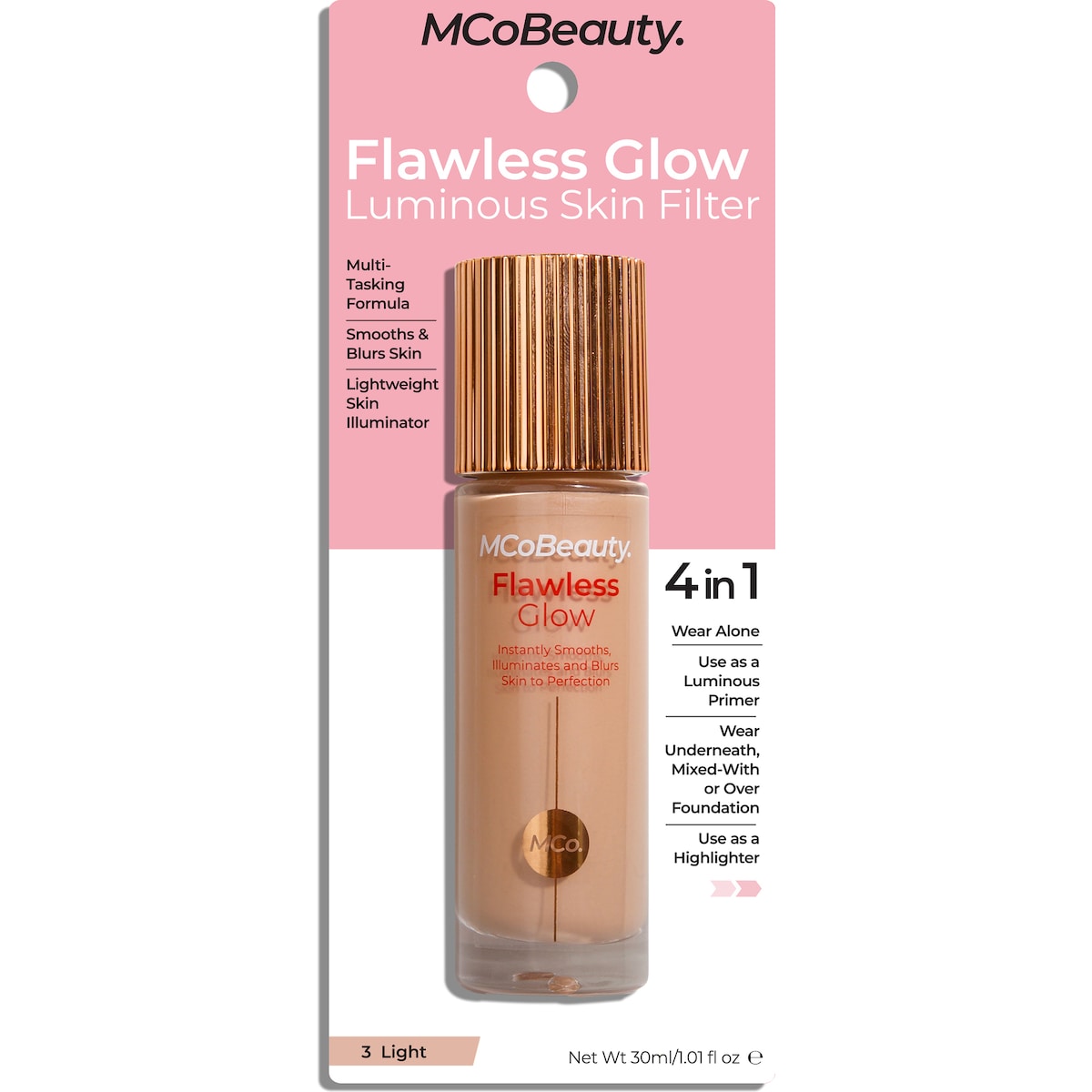 Mcobeauty Flawless Glow 3 Light/med 30ml