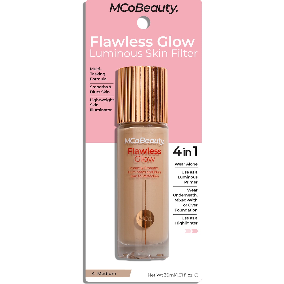 Mcobeauty Flawless Glow 4 Medium 30ml