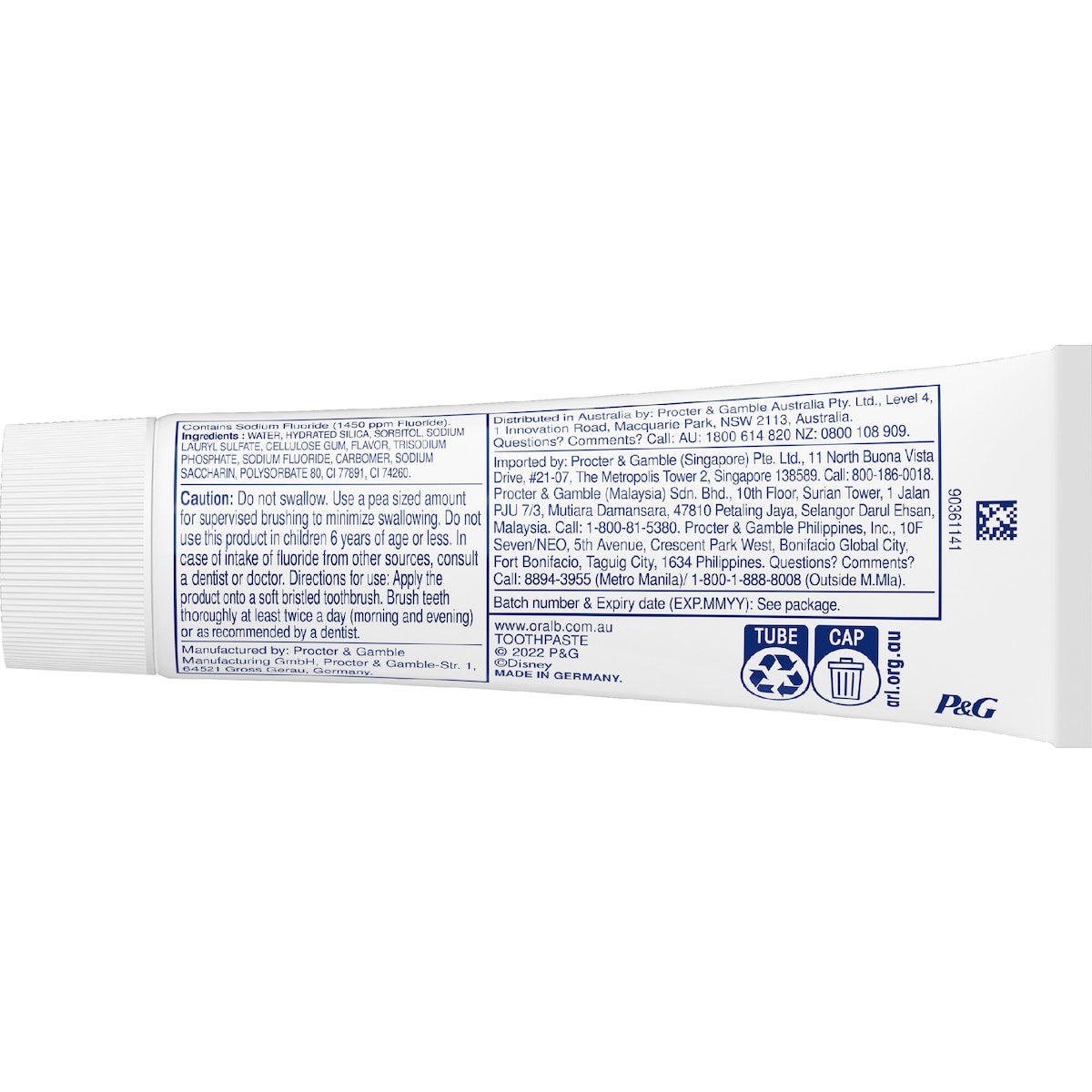 Oral-b Kids Clean Frozen 6+ Toothpaste 92g
