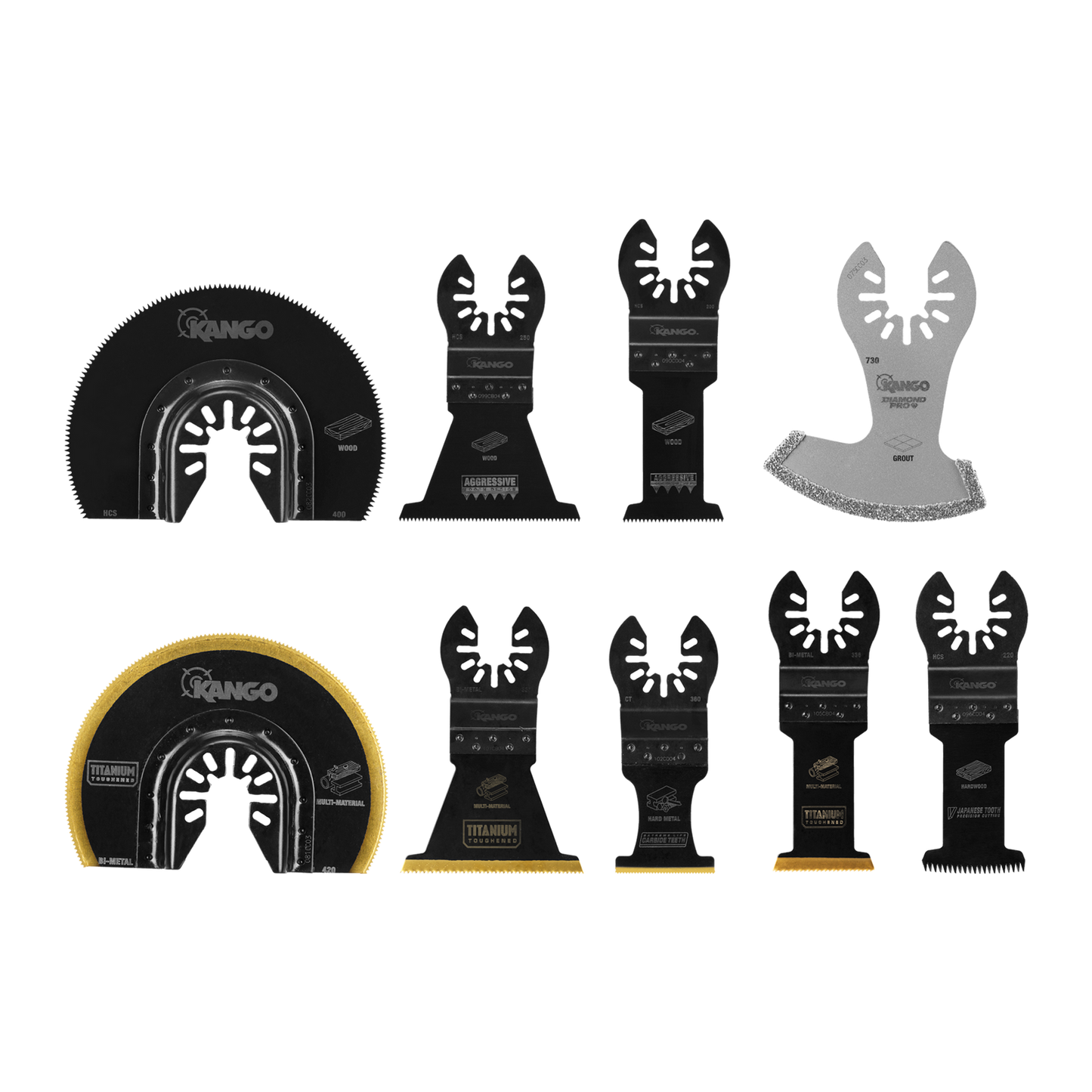 Kango Multi Tool Blade Set - 29, 35, 44mm