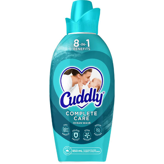 Cuddly Concentrate Fabric Conditioner Complete Care Ocean Wave 850ml