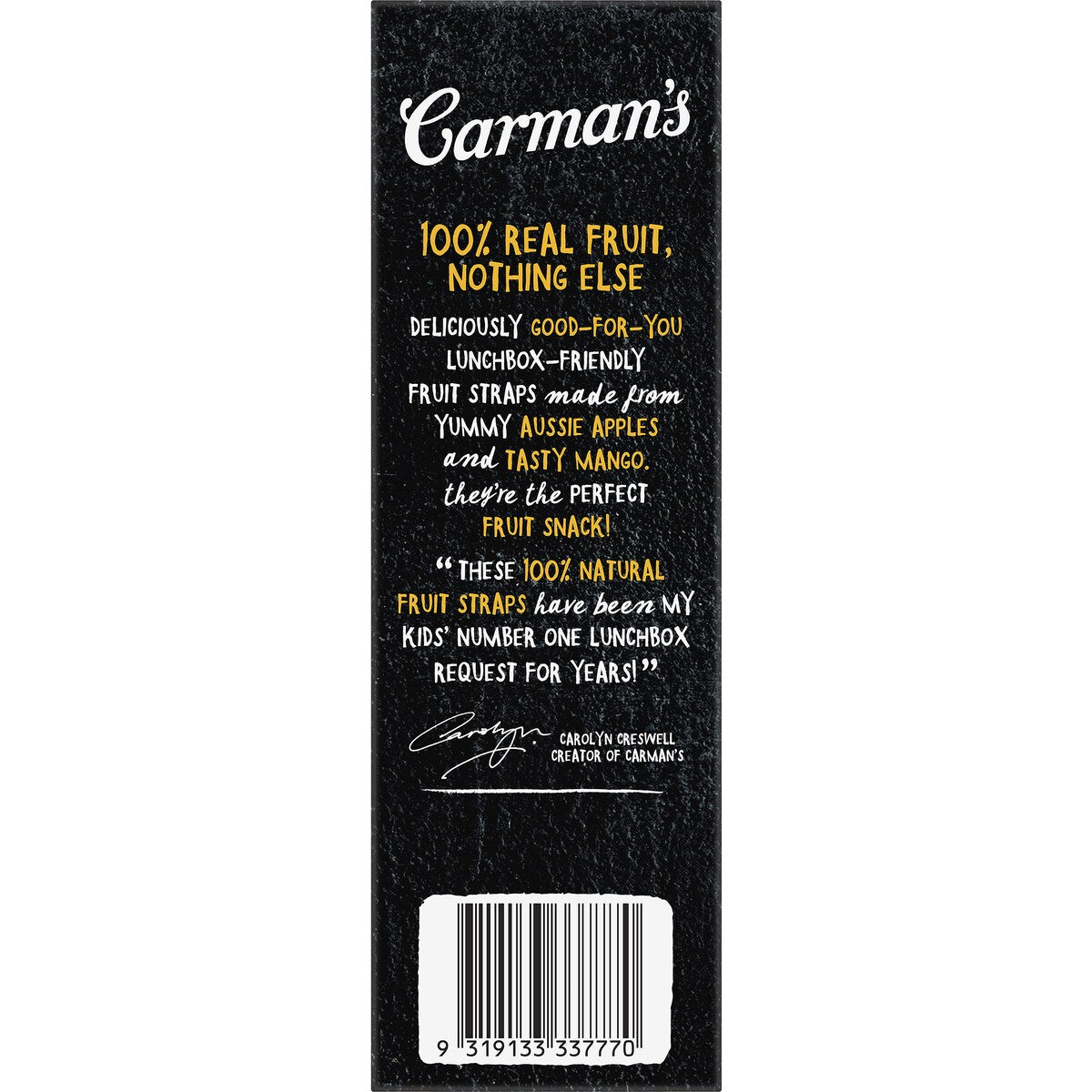 Carmans Fruit Straps Apple & Mango Twin Packs 5 pack
