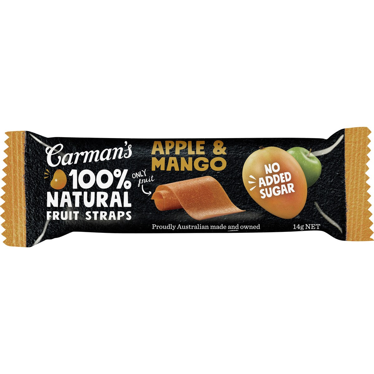Carmans Fruit Straps Apple & Mango Twin Packs 5 pack