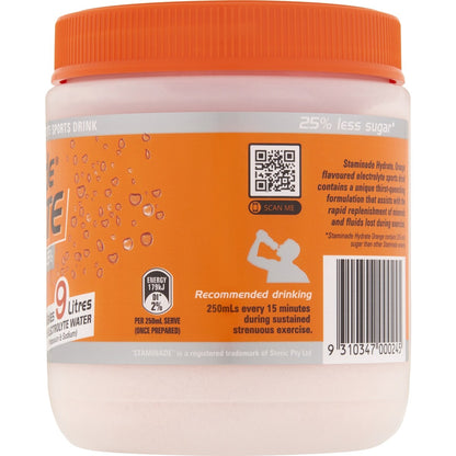 Staminade Hydrate Electrolyte Powder Orange 585g