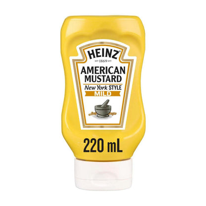 Heinz American Mustard Squeezy - 220mL