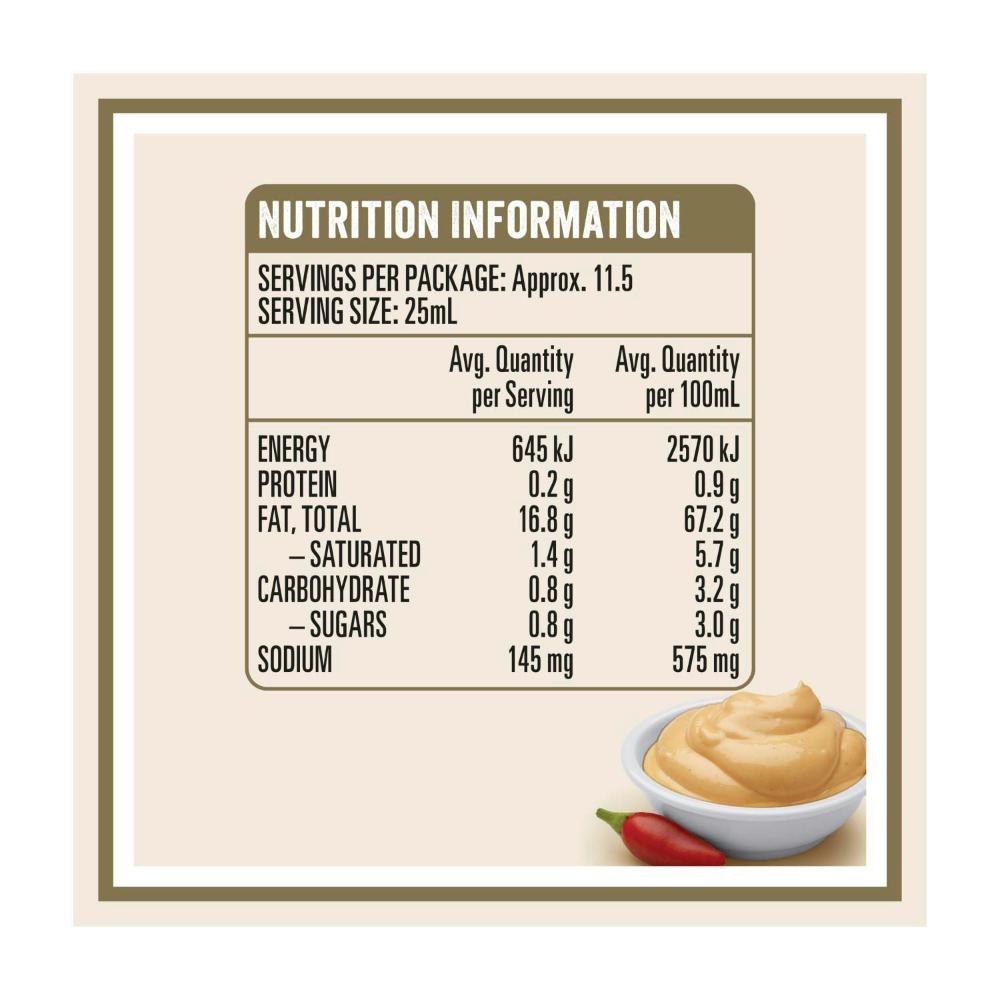 Heinz Seriously Good Spicy Peri Peri Mayo - 295mL