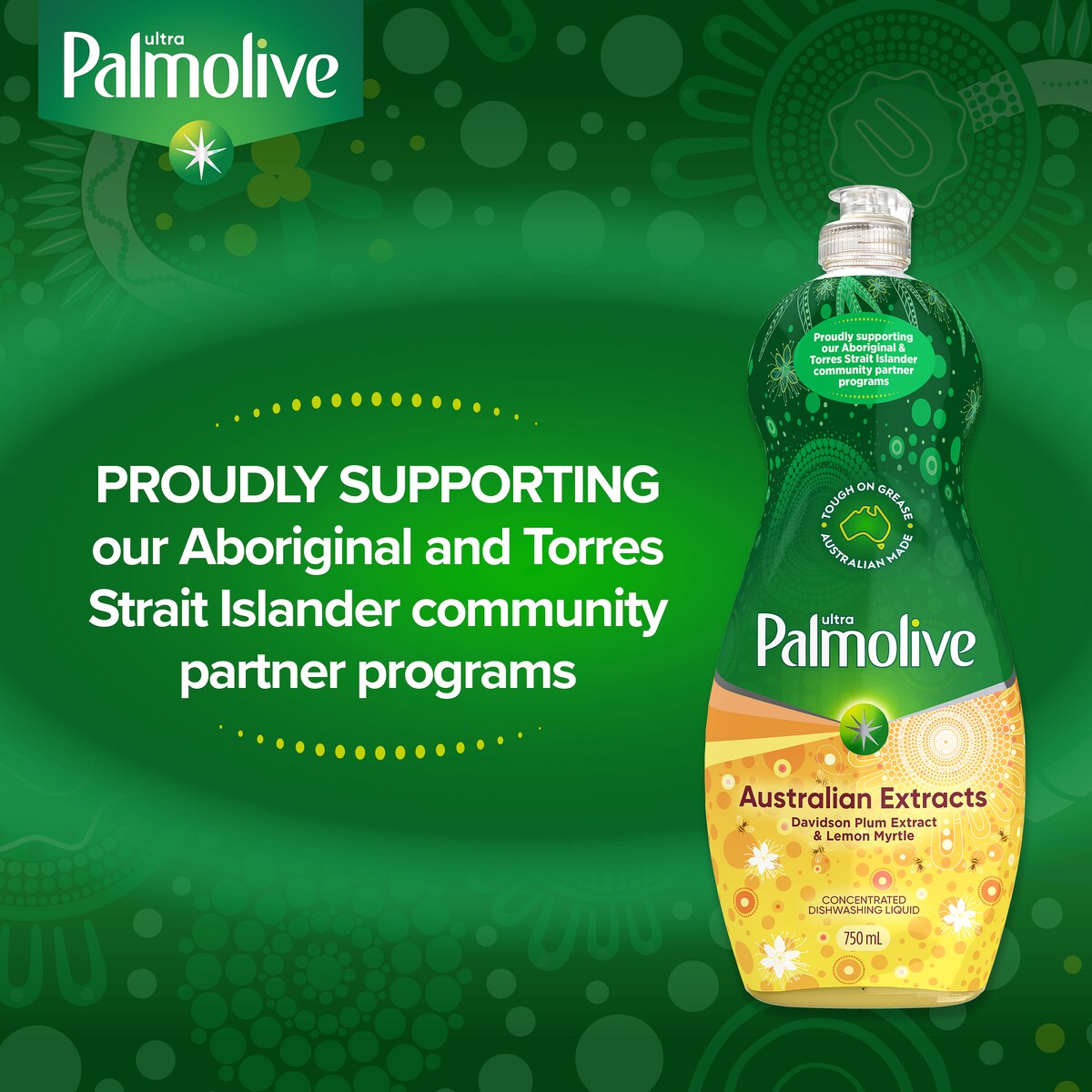 Palmolive Dishwashing Liquid Au Extracts Lemon - Ultra 750ml