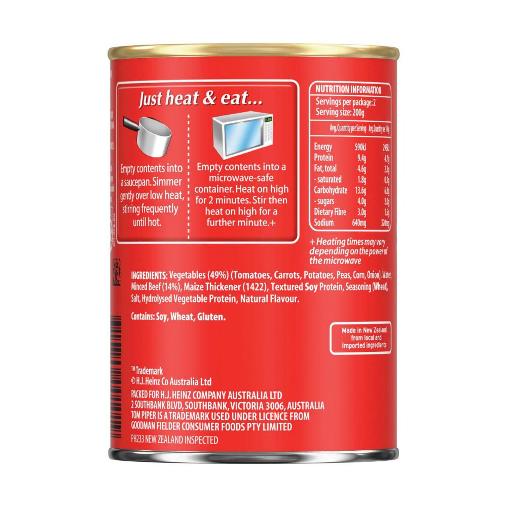 Tom Piper Vegetables Savoury Mince - 400g