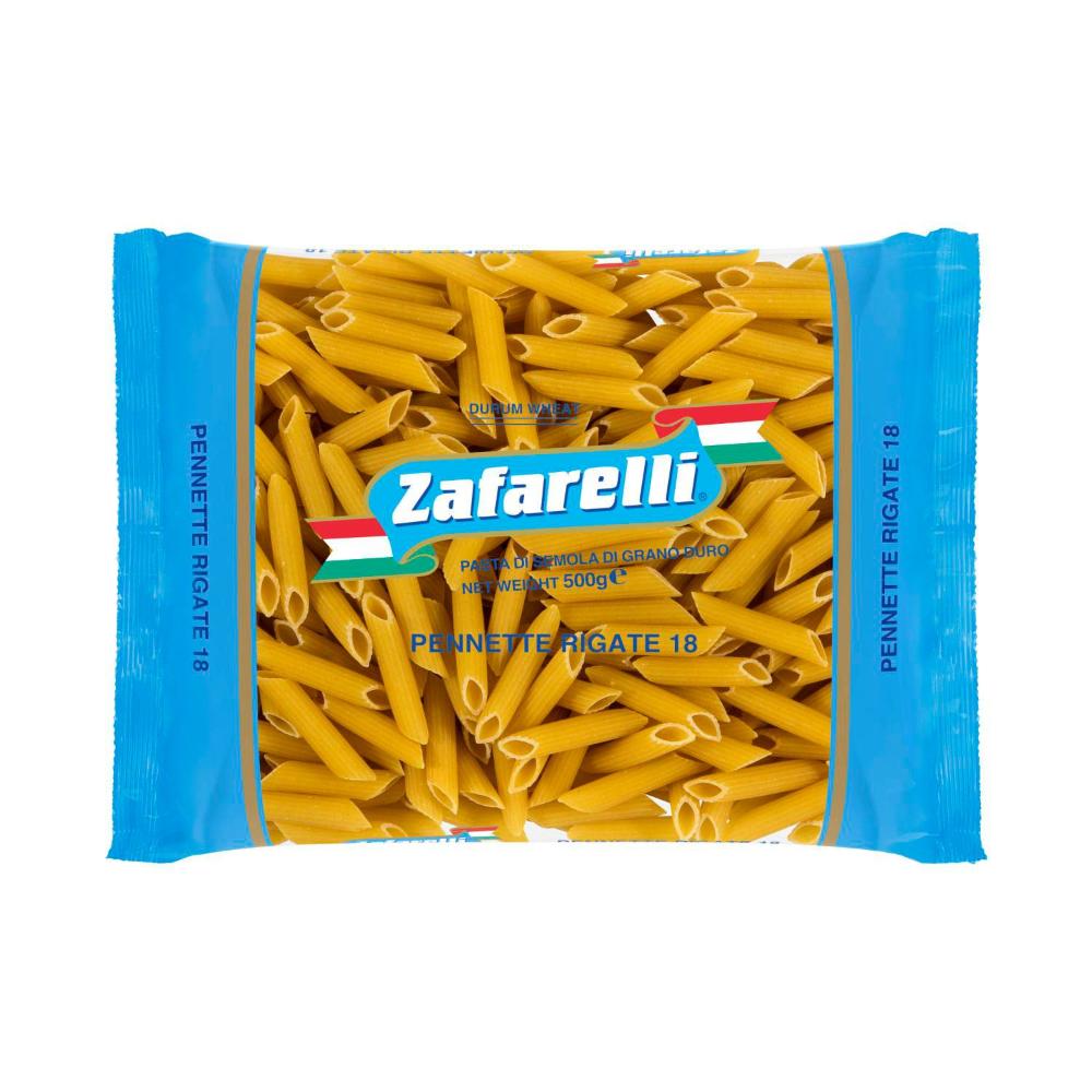 Zafarelli Pennette Rigate No18 Pasta - 500g