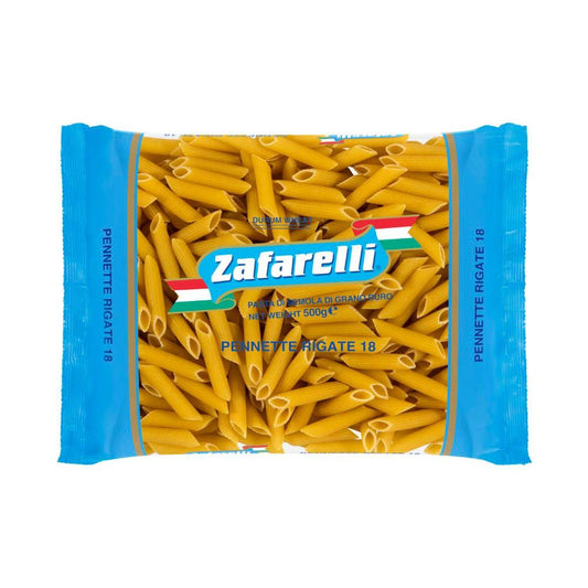 Zafarelli Pennette Rigate No18 Pasta - 500g