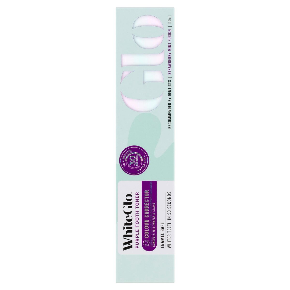White Glo Purple Tooth Toner Colour Corrector 50ml