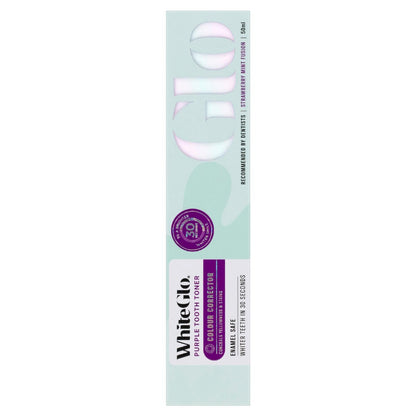 White Glo Purple Tooth Toner Colour Corrector 50ml