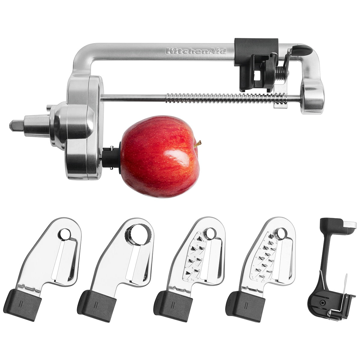 Kitchenaid 7-Blade Spiraliser Plus Peel Core Slice Attachment 5KSM2APC Black