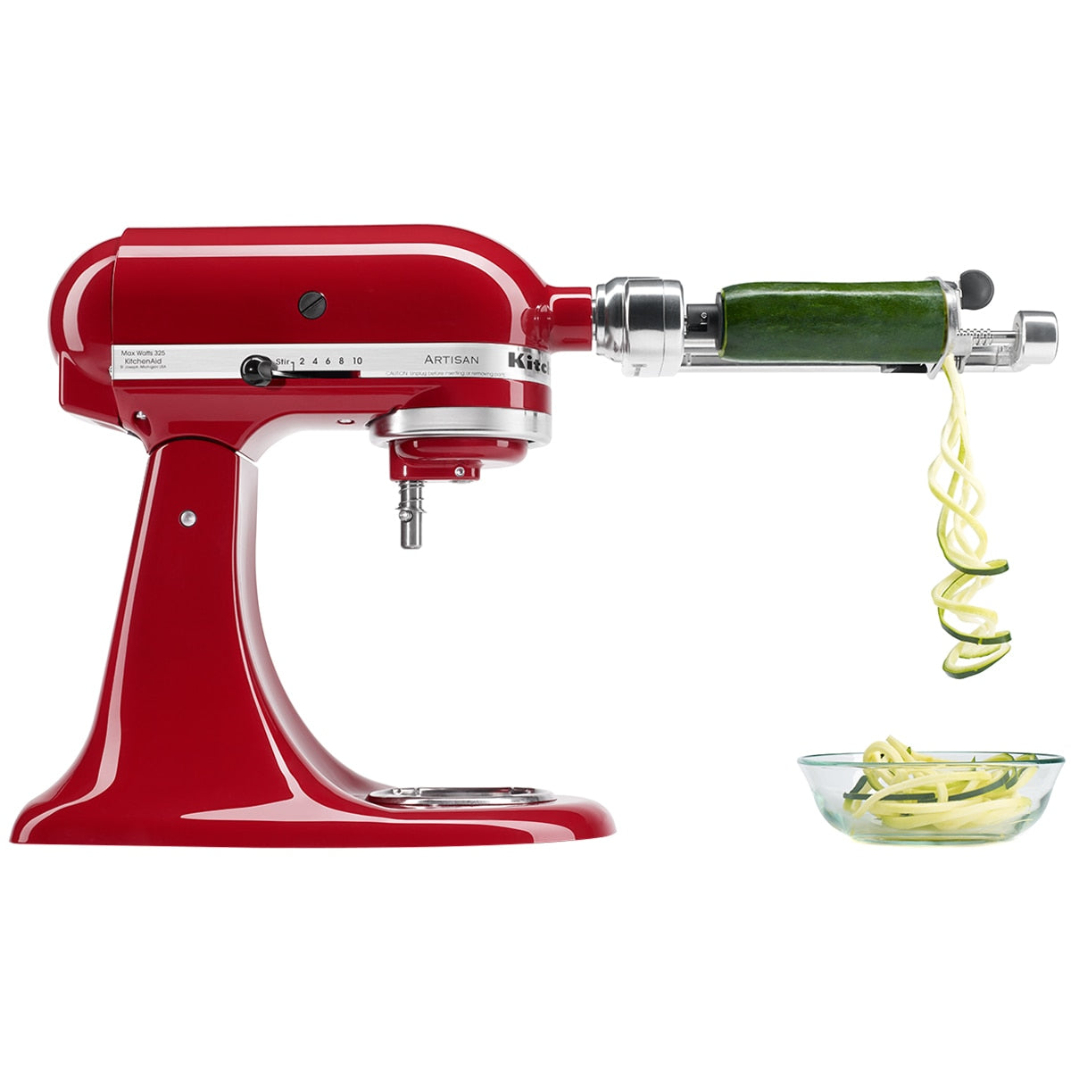 Kitchenaid 7-Blade Spiraliser Plus Peel Core Slice Attachment 5KSM2APC Black