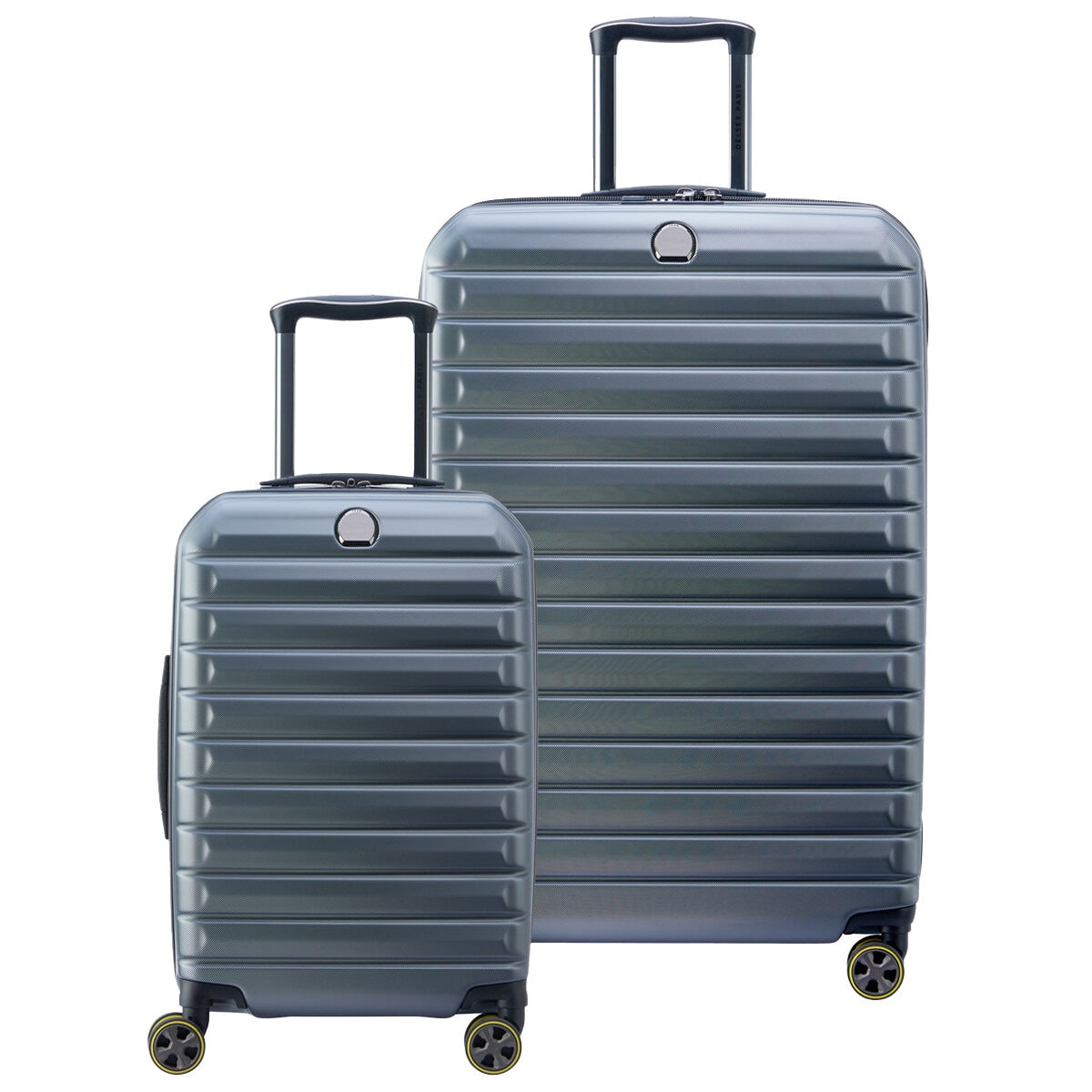 Delsey Helium Edge Hardside Luggage Set 2 Piece Graphite